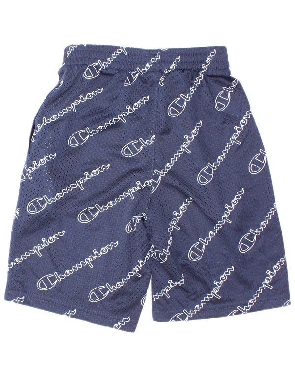 Champion drenge grafiske sportsshorts 9-10 år medium marineblå polyester