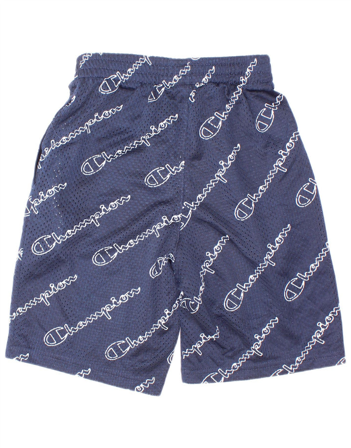 Champion drenge grafiske sportsshorts 9-10 år medium marineblå polyester