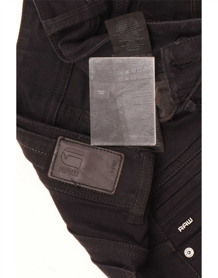 G-Star Dame Midge Saddle Straight Jeans W28 L30 Sort Bomuld