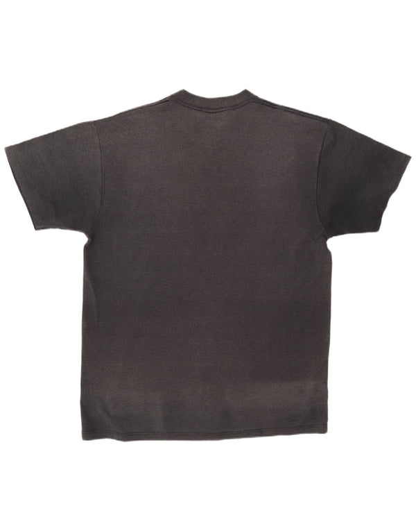 Harley Davidson Herre 1991 Grafisk T-Shirt Top XL Grå polyester motorcykel