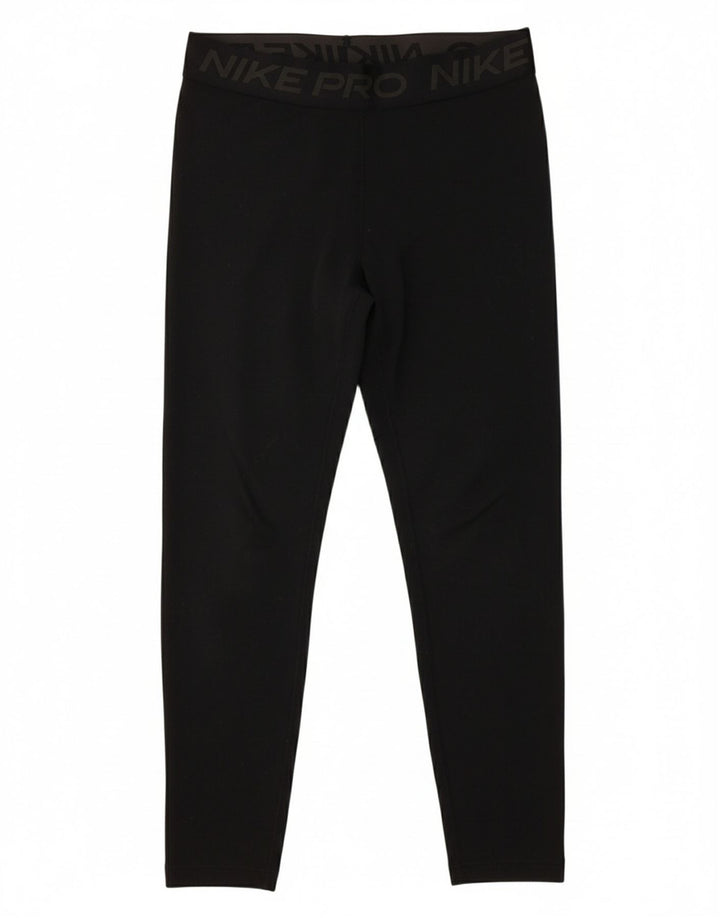NIKE Womens Therma-Fit Graphic Leggings UK 18 XL  Black Polyester