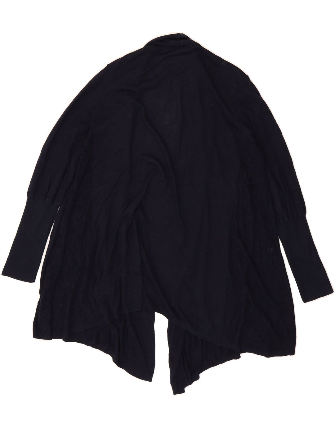 MARKS & SPENCER Womens Open Cardigan Sweater UK 14 Large Navy Blue Acrylic Vintage Marks & Spencer and Second-Hand Marks & Spencer from Messina Hembry 
