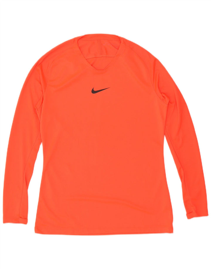 Nike Herre Dri Fit Top Langærmet Stor Orange