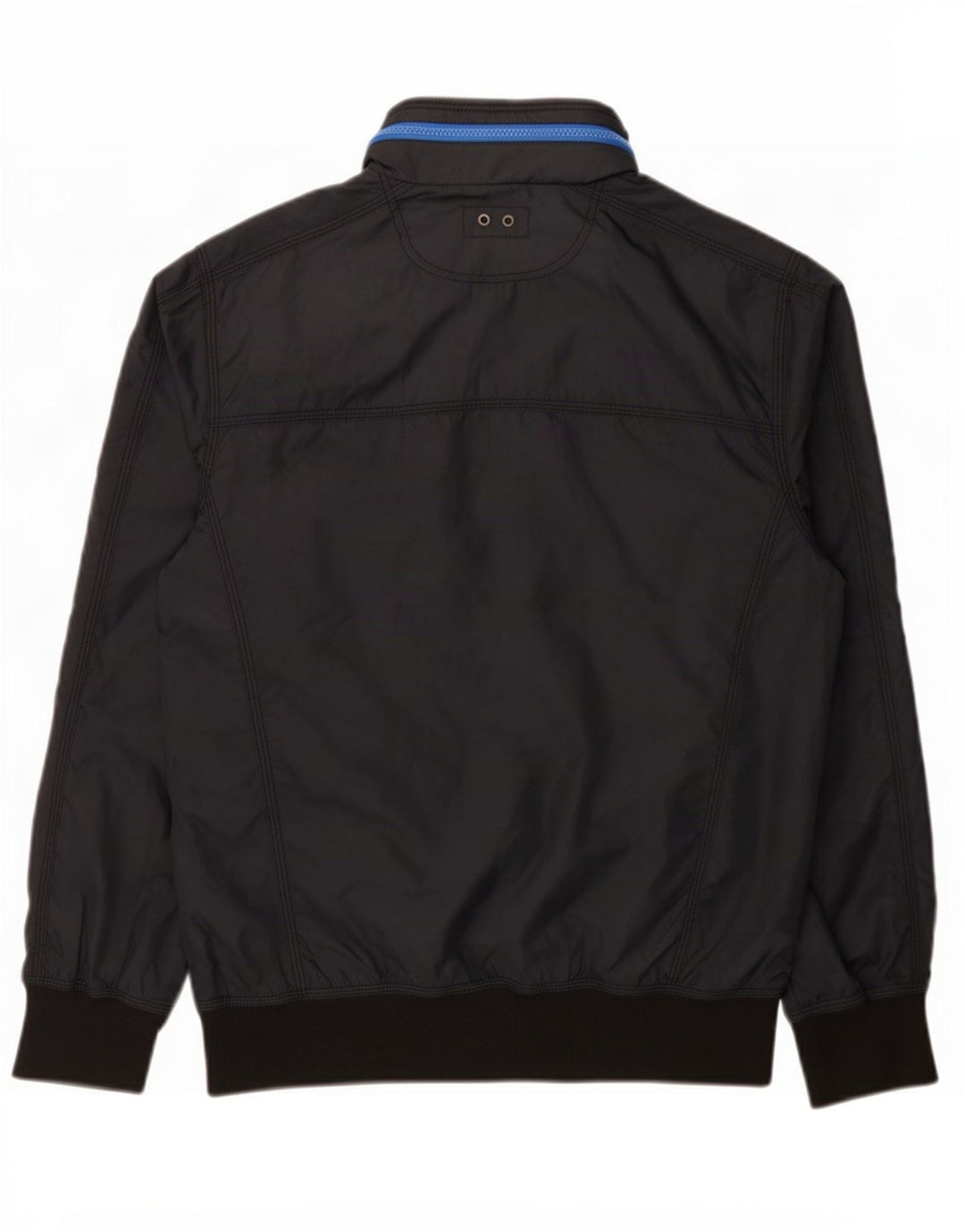 Converse Herre Hooded Bomber Jacket UK 38 Medium Navy Blue Polyester