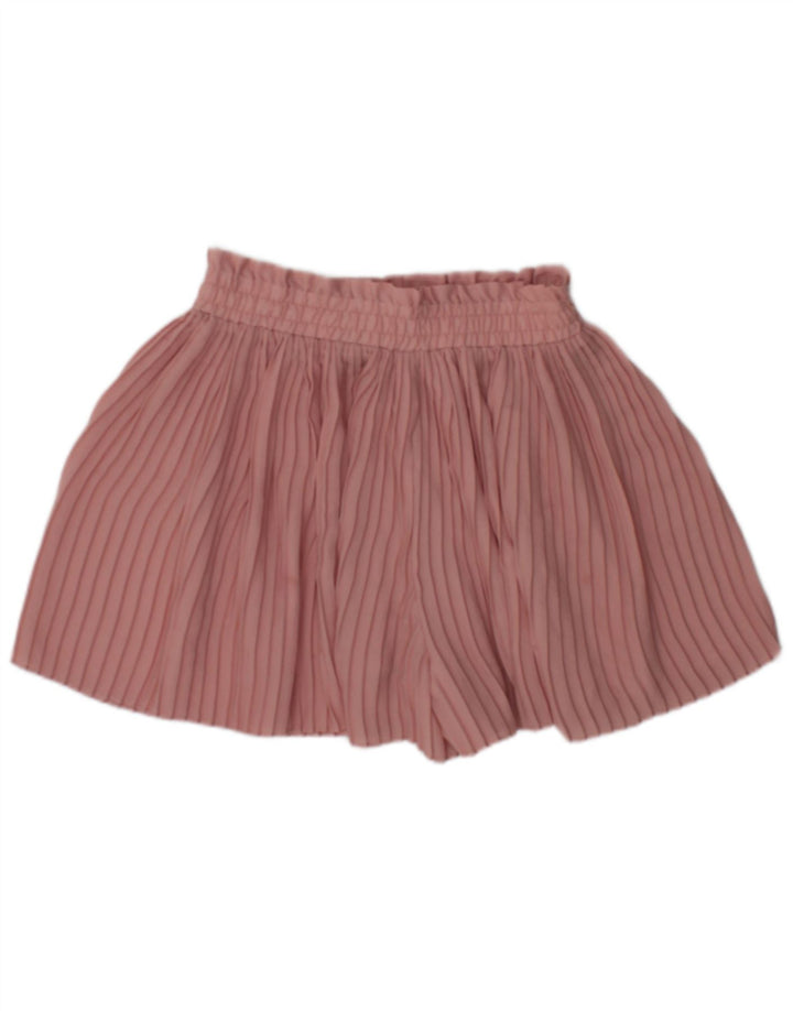 Zara Womens Cullotes Shorts Medium W28 Pink Polyester