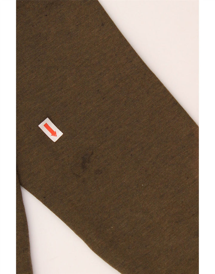 Adidas Herre grafisk hættetrøje med lynlås, medium Khaki