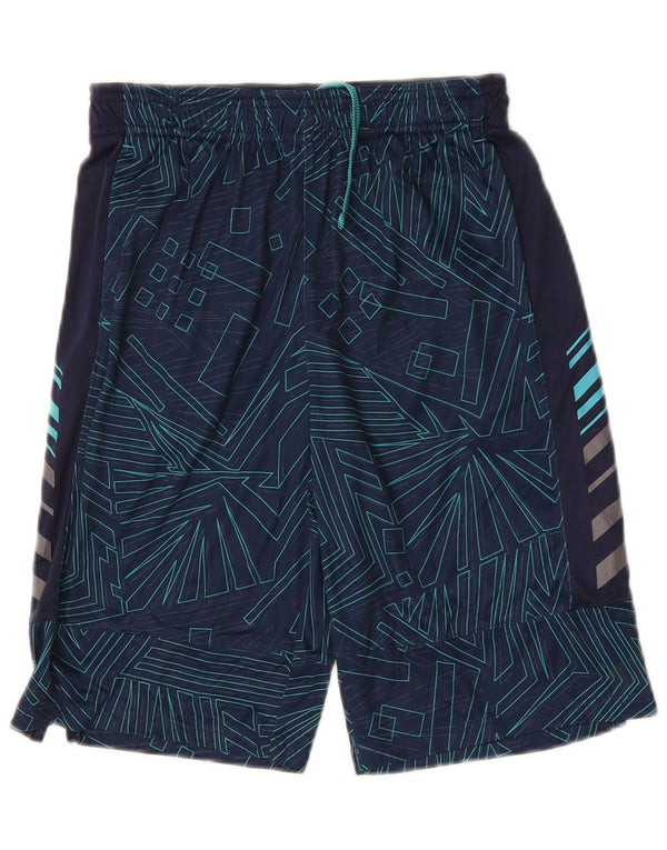Russell Athletic Boys Sportsshorts 13-14 år XL Navy Blue Geometric