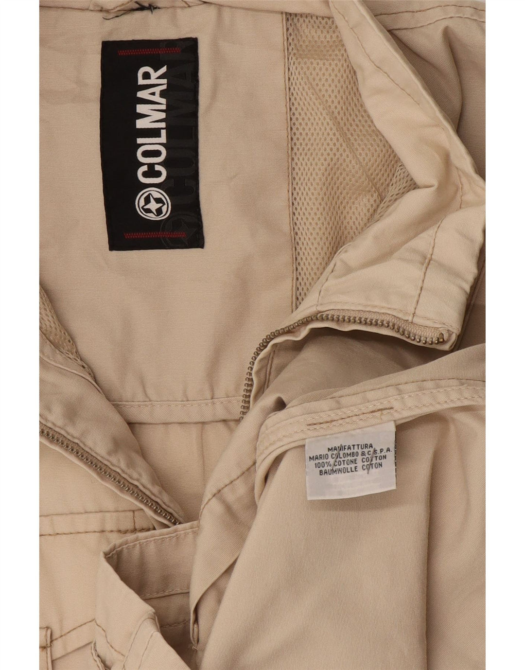 Colmar Herre Utility Gilet UK 42 XL Beige Bomuld