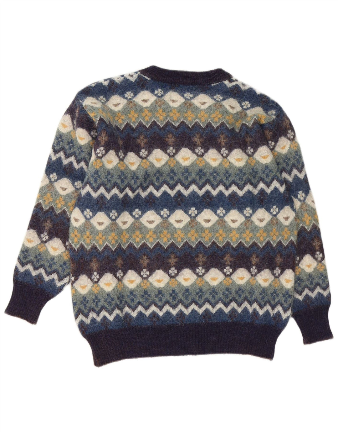Conte of Florence Herre sweater med rund hals, medium flerfarvet
