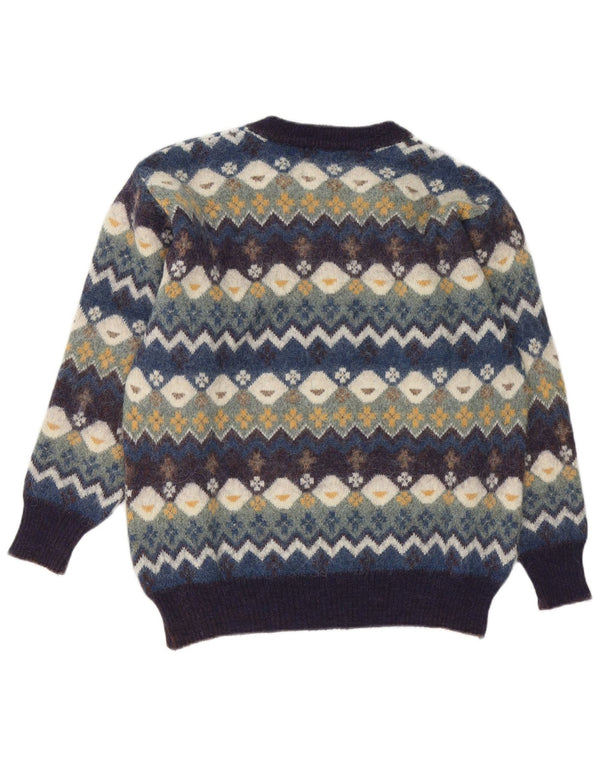 Conte of Florence Herre sweater med rund hals, medium flerfarvet
