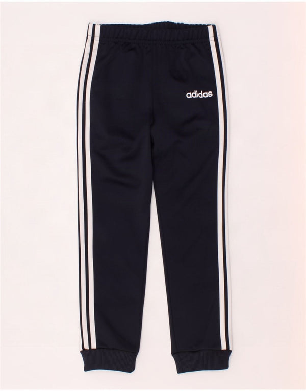 Adidas Drenge Grafisk træningsdragt Bukser Joggers 3-4 år Marineblå