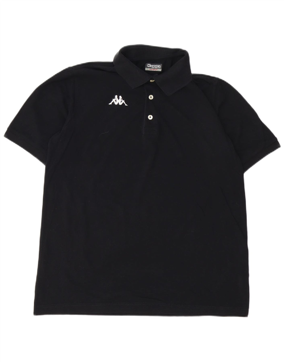 Kappa herre poloshirt stor sort bomuld