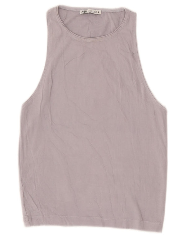 Zara Damevest Top UK 12 Medium Grå