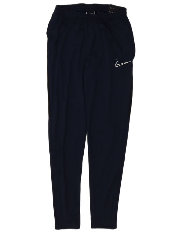 Nike Herre Dri Fit Standard Fit træningsdragt Bukser Small Navy Blue