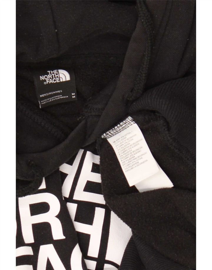The North Face Herre Grafisk Hoodie Jumper Medium Sort Bomuld