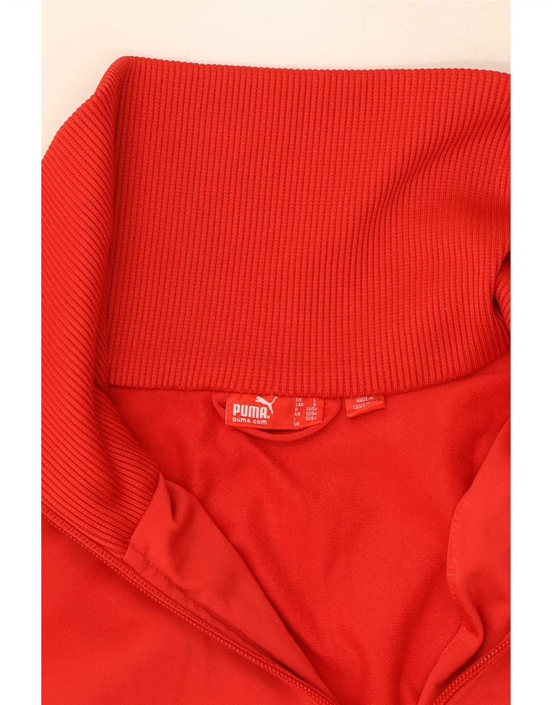 Puma Træningsdragt til mænd Topjakke Stor Rød Colourblock Polyester