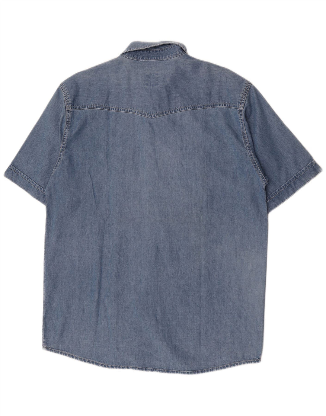 Levi's Kortærmet denimskjorte til mænd mellemblå