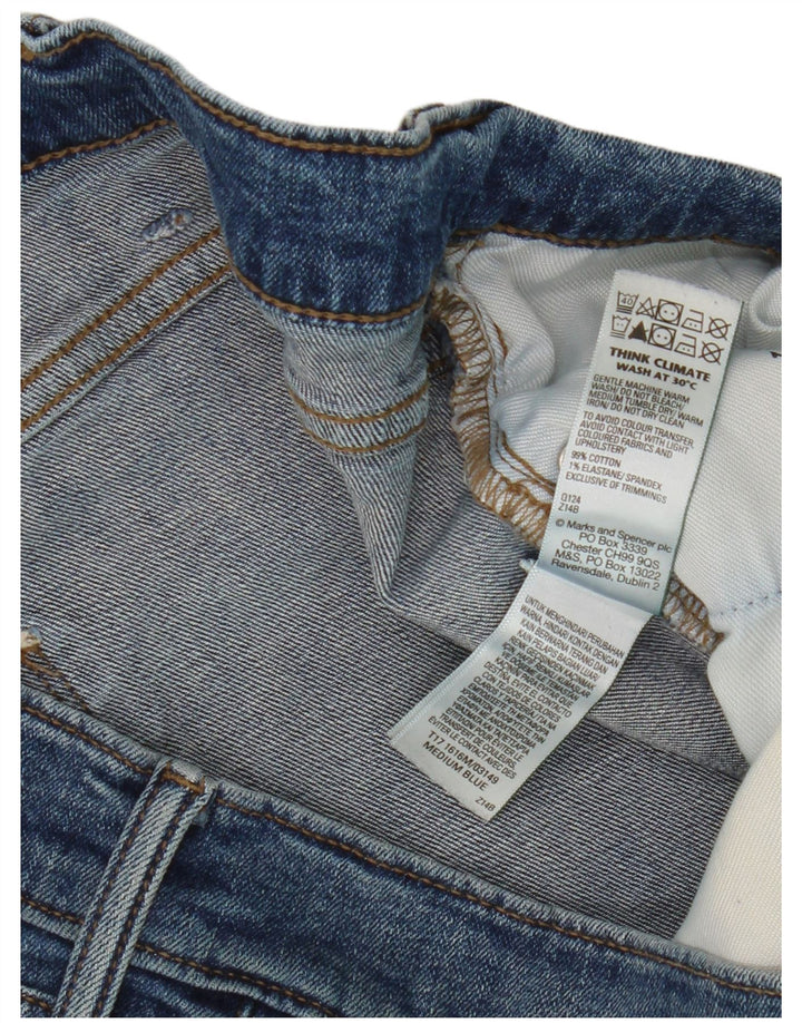 Marks & Spencer Straight Jeans til mænd W40 L29 Blå Bomuld
