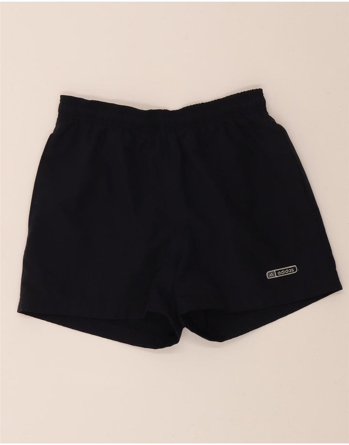 ADIDAS Mens Sport Shorts Small  Navy Blue Polyester Vintage Adidas and Second-Hand Adidas from Messina Hembry 