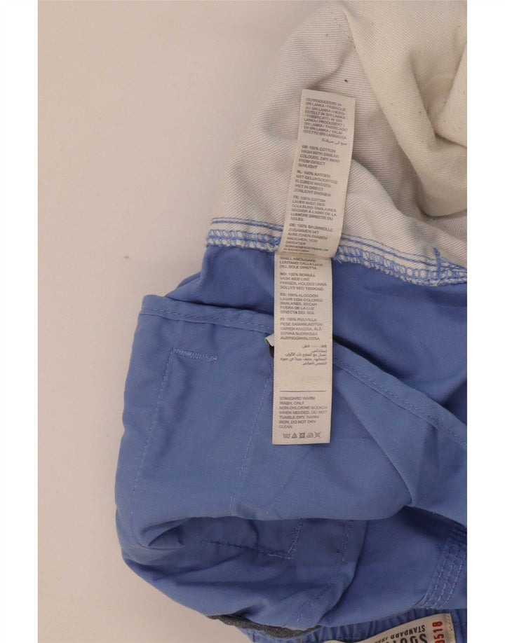 Fat Face Herre Chino Shorts Store W36 Blå Bomuld