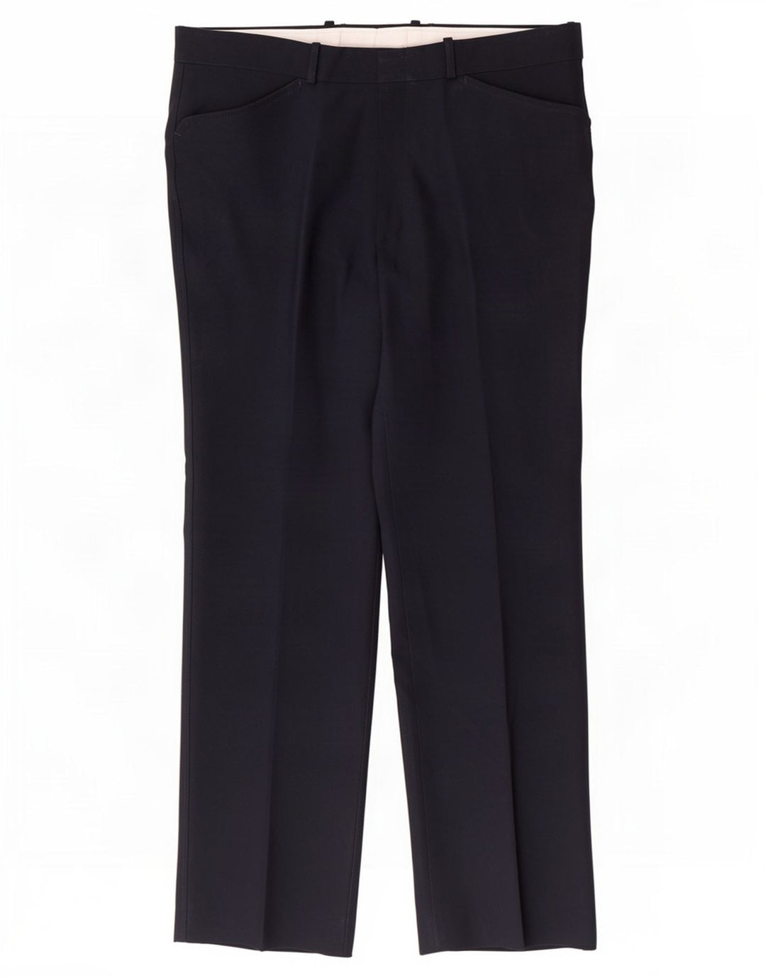 Farah Straight Casual Bukser til mænd W36 L30 Marineblå polyester