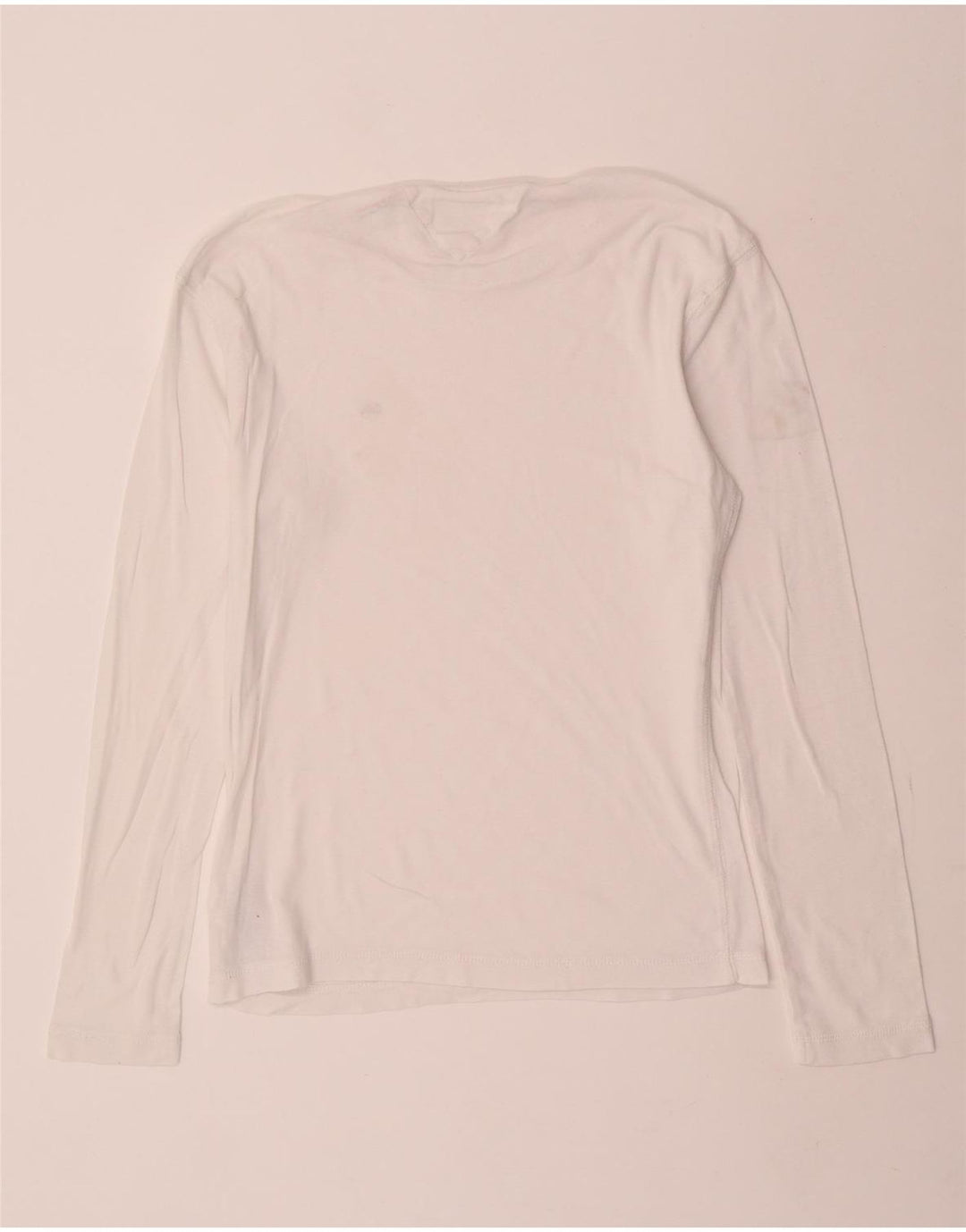 Tommy Hilfiger Herre Top Langærmet Medium Hvid Bomuld