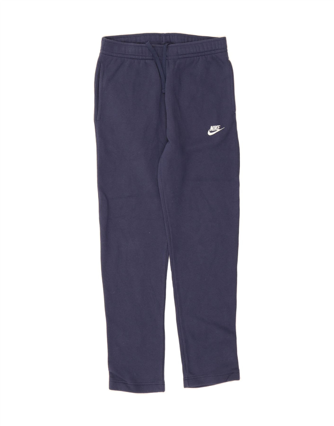 NIKE Womens Tracksuit Trousers UK 10 Small Navy Blue Cotton Vintage Nike and Second-Hand Nike from Messina Hembry 