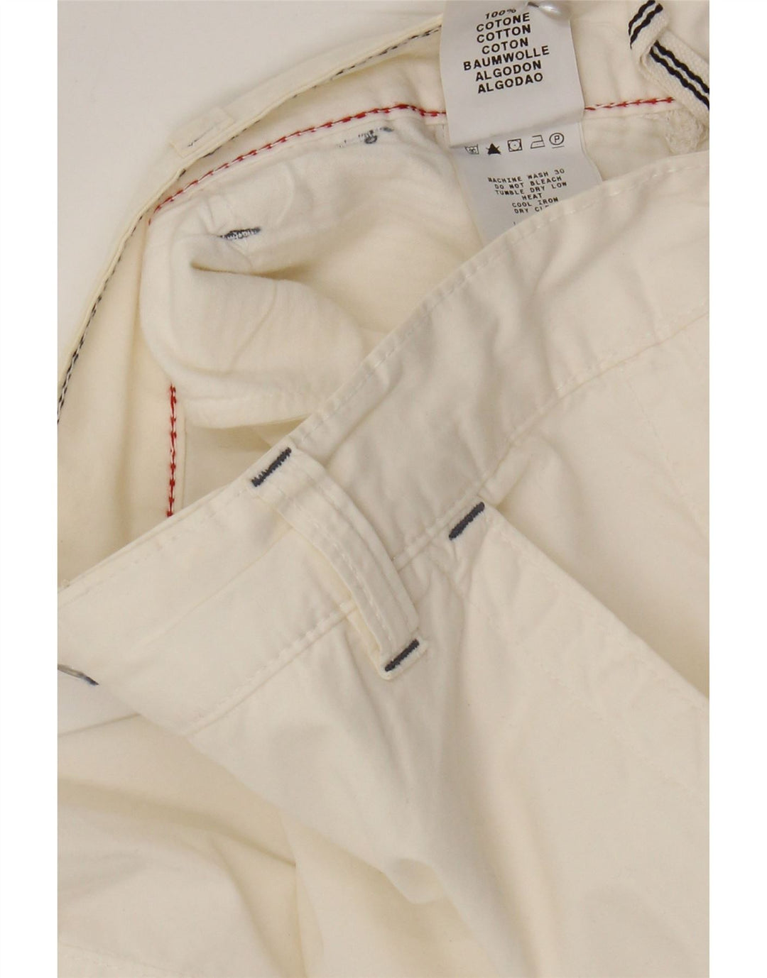 Murphy & Nye Herre Chino Shorts W36 Large White Bomuld