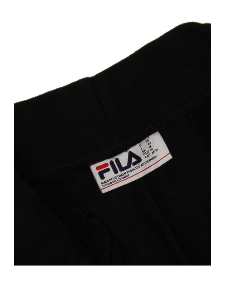 FILA Mens Tracksuit Trousers Joggers Medium Black Cotton Vintage Fila and Second-Hand Fila from Messina Hembry 
