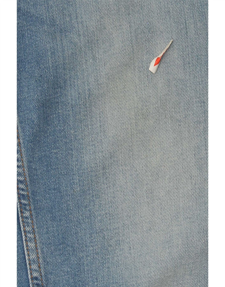 Zara Herre Slim Jeans EU 42 Large W32 L30 Blå Bomuld