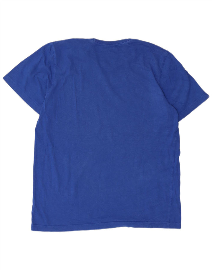 Adidas Grafisk T-shirt top til mænd, stor blå