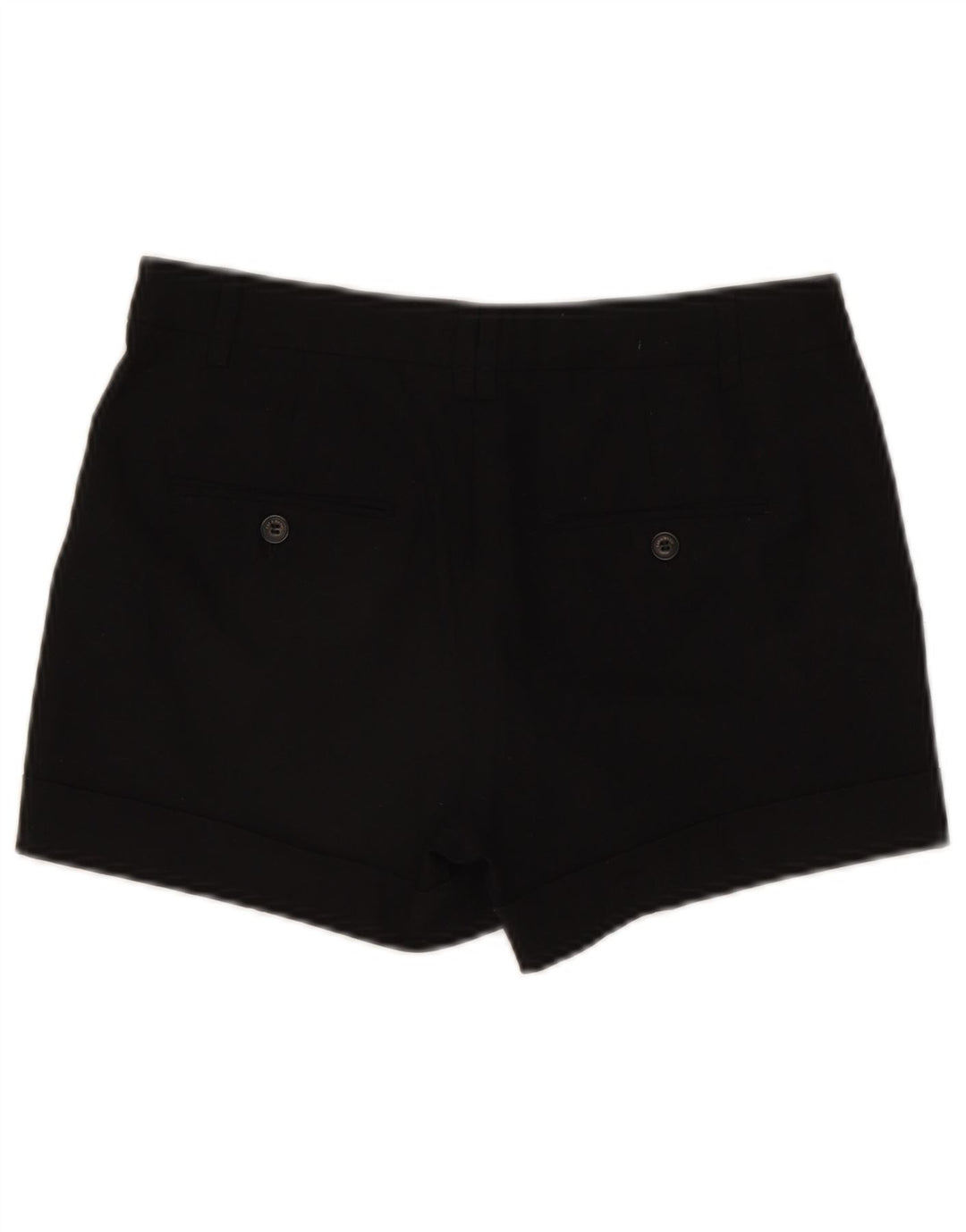 Zara Chino Shorts Små W26 sort polyester til kvinder