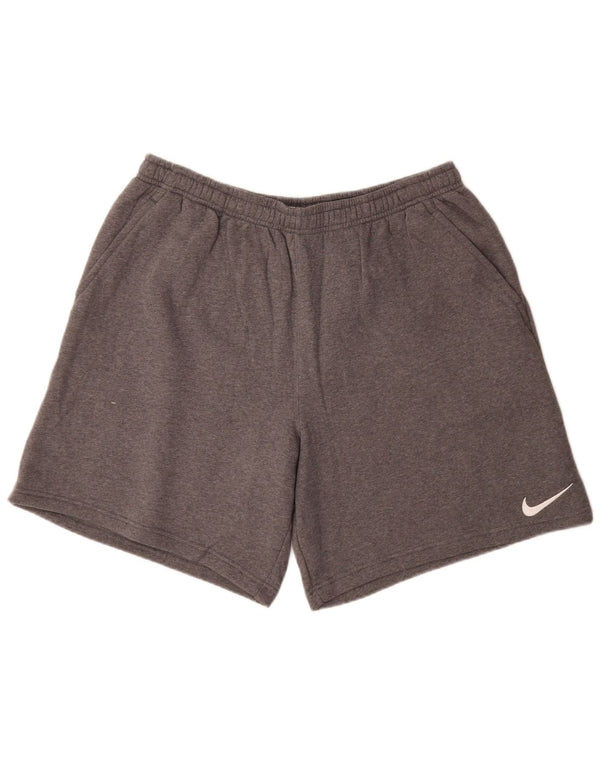 Nike Herre Loose Fit Sportshorts 2XL Grå Bomuld
