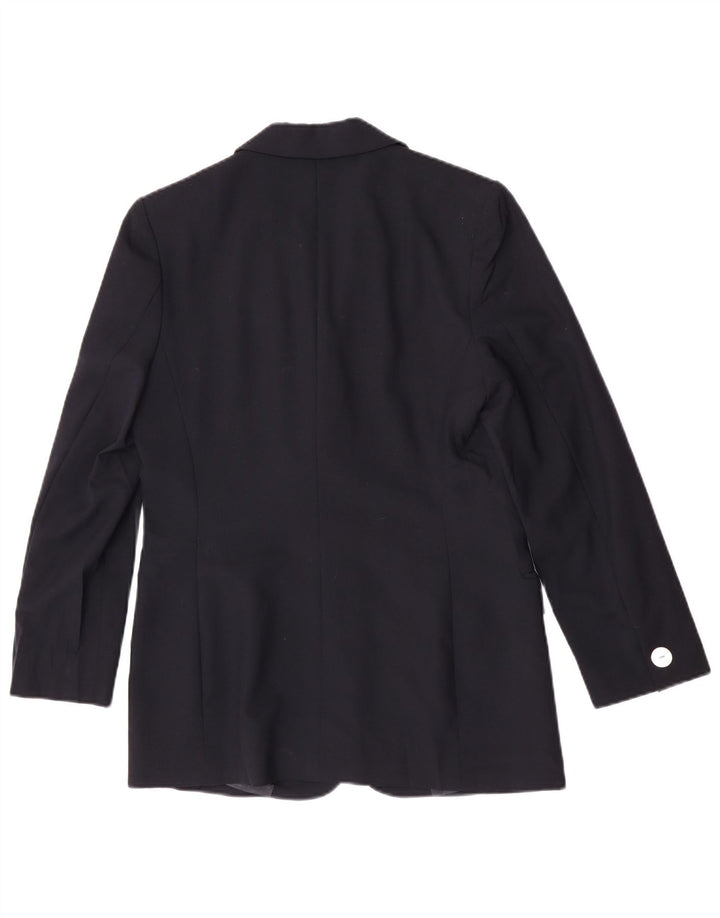 Luisa Spagnoli Dame 3-knaps blazerjakke IT 44 Medium Marineblå