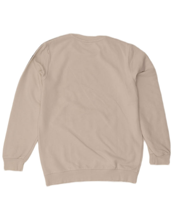 Fila Herre grafisk sweatshirt Jumper Medium Hvid Colourblock Bomuld
