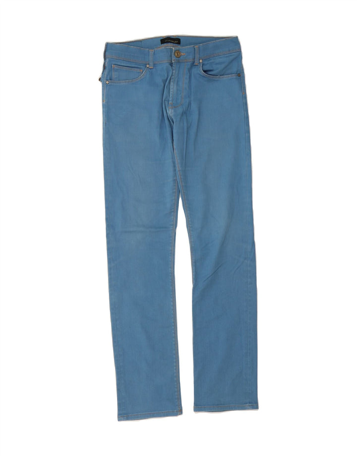 ZARA Mens Straight Jeans W31 L33 Blue Cotton Vintage Zara and Second-Hand Zara from Messina Hembry 