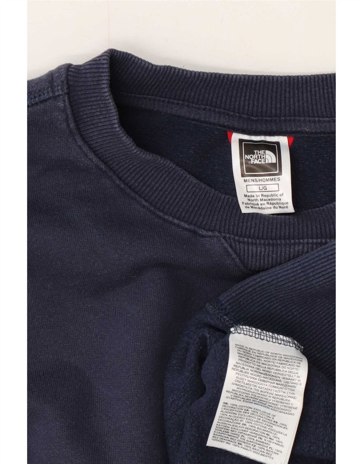 The North Face Herre Sweatshirt Jumper Stor Marineblå Bomuld