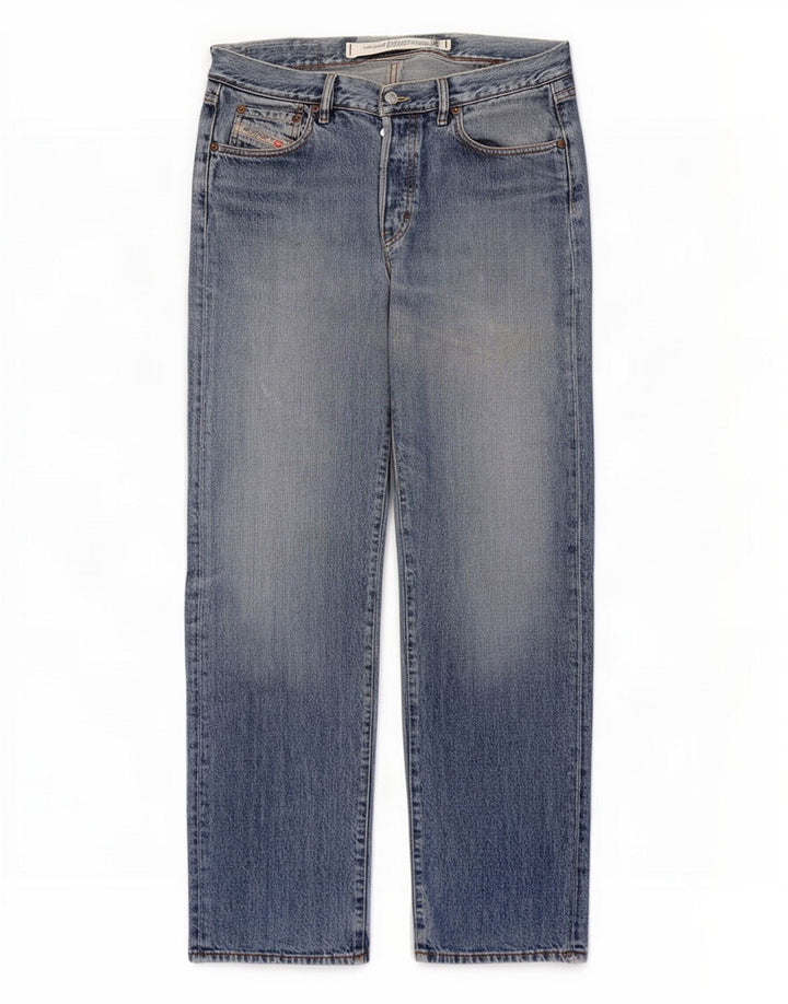Diesel Straight Jeans til mænd W33 L32 Blå Bomuld