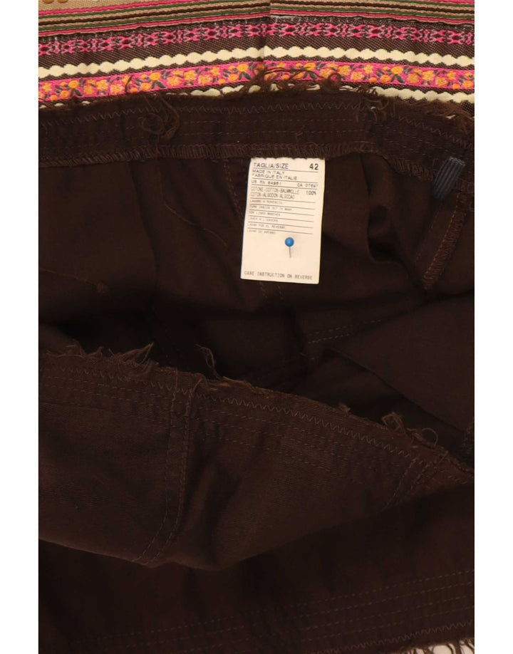 Benetton Dame A-Line Nederdel IT 42 Medium W30 Flerfarvet Colourblock