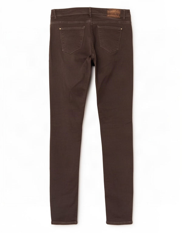 Zara Dame Trafaluc Slim Jeans EU 38 Small W28 L32 Grå Bomuld