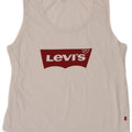 Levi's Dame Grafisk Vest Top UK 12 Medium White