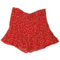 ZARA Womens Skort UK 14 Large Red Floral