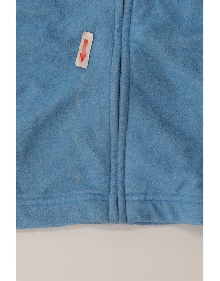 The North Face dame fleecejakke med hætte UK 14 Medium Blue Polyester