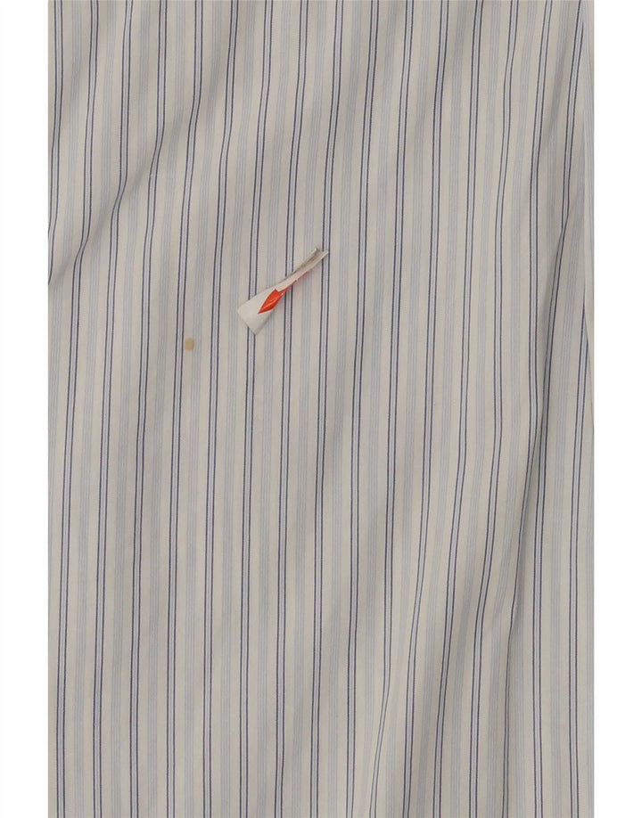 Tommy Hilfiger herreskjorte stor blå nålestribet bomuld