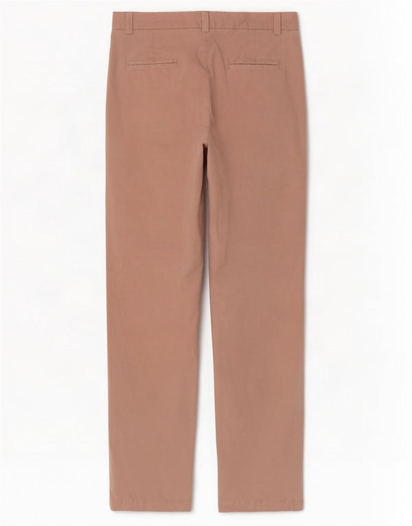 Marks & Spencer Dame Slim Chino Bukser UK 10 Small W27 L30 Pink Bomuld