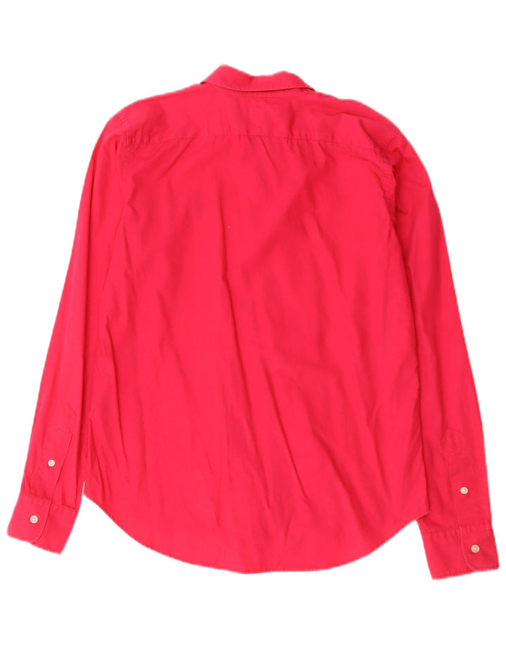 Ralph Lauren Dameskjorte UK 14 Medium Rød Bomuld