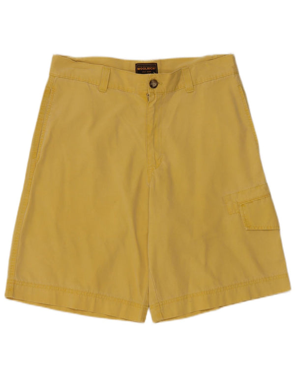 Woolrich Herre Cargo Shorts W32 Medium Gul Bomuld