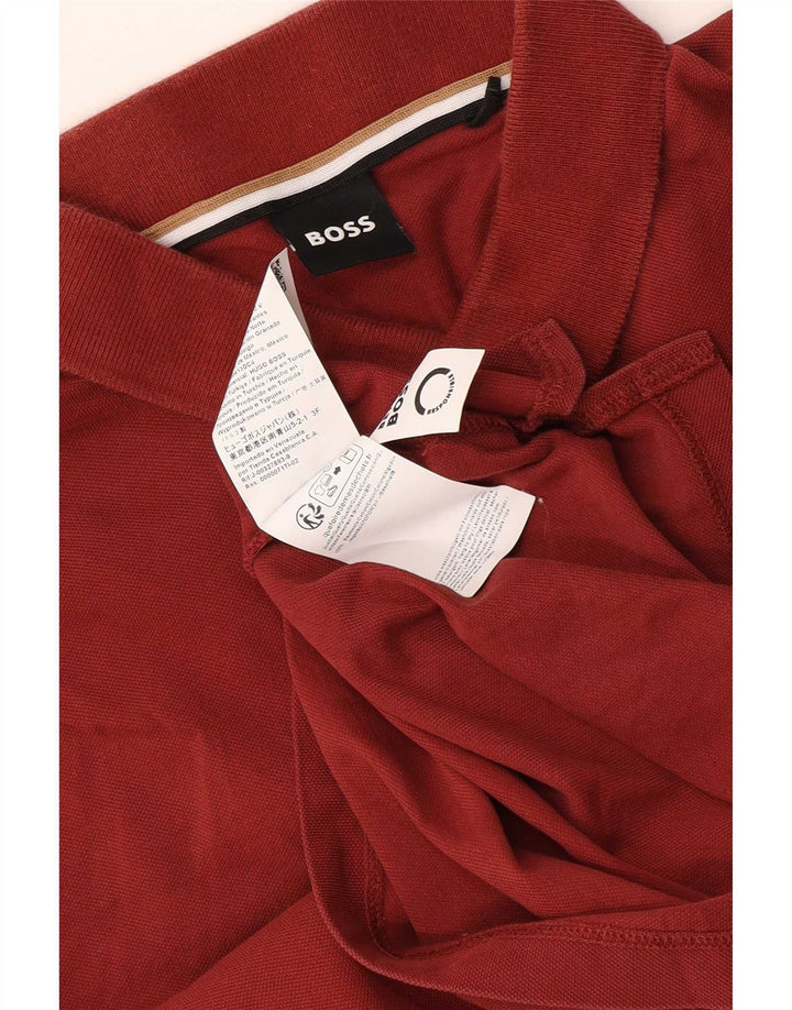 HUGO BOSS Poloshirt til mænd Lille brun bomuld