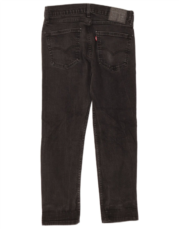 Levi's Herre 502 tilspidsede jeans W33 L27 sort bomuld