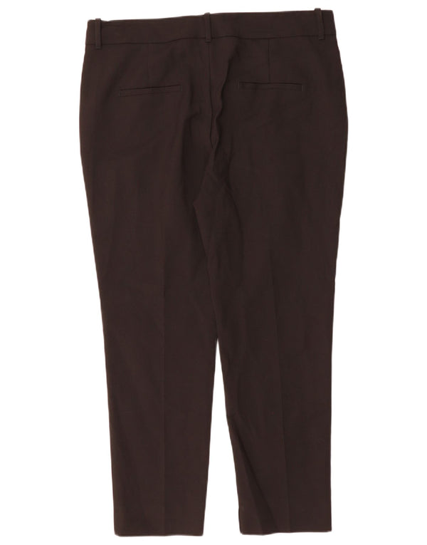 ZARA Dame Slim Chino Bukser EU 42 Large W32 L27 Sort Bomuld